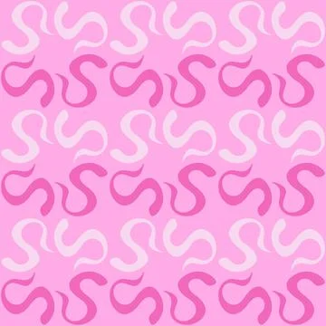 Seamless tile pattern in traditional style. Simple abstract spiral shapes. Fl 스톡 일러스트