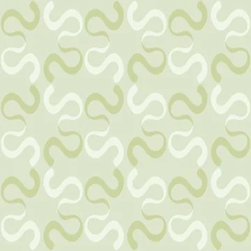 Seamless tile pattern in traditional style. Simple abstract spiral shapes. Fl Stock Illustration