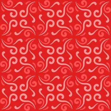 Seamless tile pattern in traditional style. Simple abstract spiral shapes. .. Illustrazione stock
