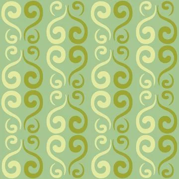 Seamless tile pattern in traditional style. Simple abstract spiral shapes. .. 스톡 일러스트