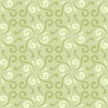 Seamless tile pattern in traditional style. Simple abstract spiral shapes. .. Illustrazione stock