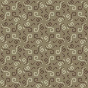 Seamless tile pattern in traditional style. Simple abstract spiral shapes. .. 스톡 일러스트