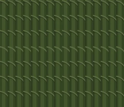 Seamless tile roof. Textured pattern of repeat ceramic rooftop. Clay tiles 스톡 일러스트