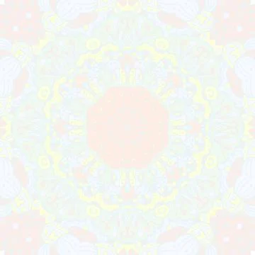 Seamless tile texture. Tracery mehndi design image. Pastel. Ethnic doodle art Stock-Illustration