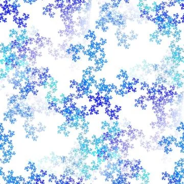 Seamless tileable abstract fractal theme Stock Illustration