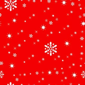 Seamless tileable Christmas pattern vector Stock Illustration
