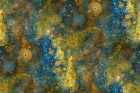Seamless tileable fantasy background Stock Illustration