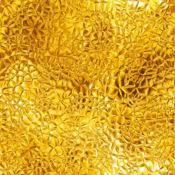 Seamless tileable gold texture. Luxury precius metal. Abstract realistic Stock Illustration