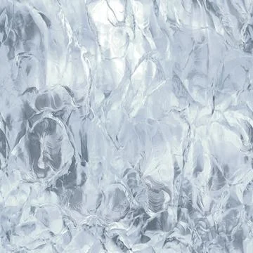 Seamless tileable ice texture. Frozen water. Abstract realistic patterned winter Stock Illustration