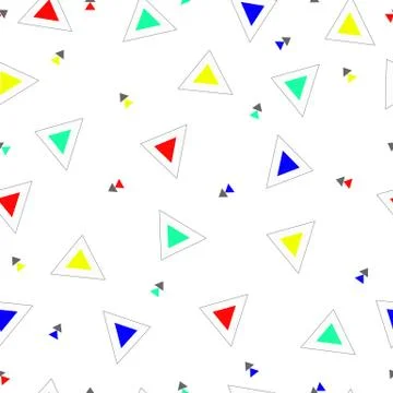 Seamless tileable pattern with geomatrical shapes Stock Illustration