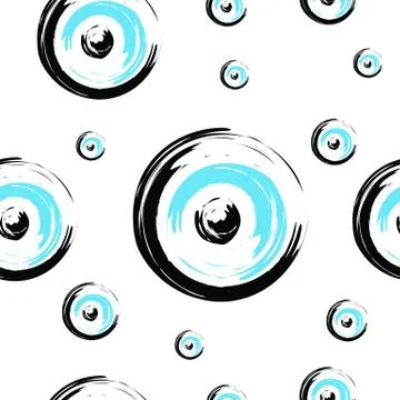 Seamless tileable texture with greek evil eye Stock Illustration