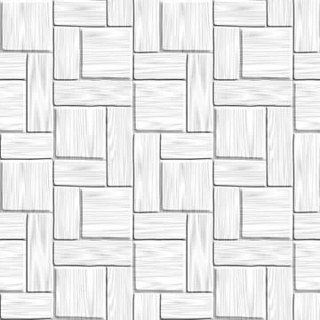 Seamless Tileable white wood panel texture Stock Illustration