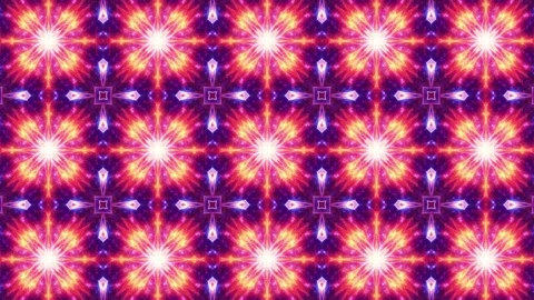 Seamless Tiled Fractal Star Pattern Background Stock Footage 330282557