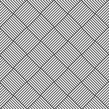 Seamless tiled geometric pattern Stock Illustration