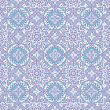 Seamless tiled pattern Royal luxury classical damask vector design. Pastel blue 스톡 일러스트