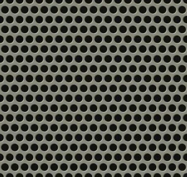 Seamless tiling metal grill pattern Stock Illustration