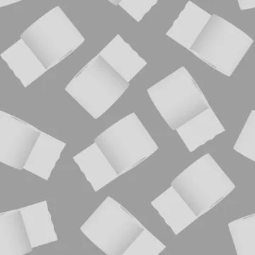 Seamless toilet paper pattern Stock Illustration