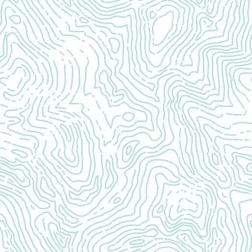 Seamless topographic contour map pattern. Vector seamless background. Stock Illustration