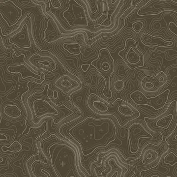 Seamless topographic map contour background. Topo map with elevation. Contour Иллюстрация