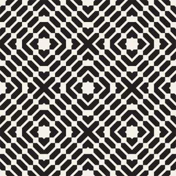 Seamless tracery pattern. Repeated lattice. Symmetric geometric abstract wall 스톡 일러스트