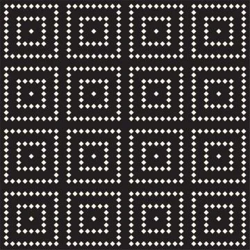 Seamless tracery pattern. Repeated lattice. Symmetric geometric abstract wall Illustrazione stock