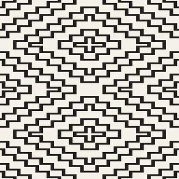 Seamless tracery pattern. Repeated lattice. Symmetric geometric abstract wall Illustrazione stock