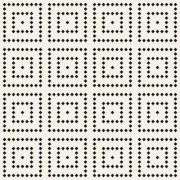 Seamless tracery pattern. Repeated stylized lattice. Symmetric geometric wa.. 스톡 일러스트