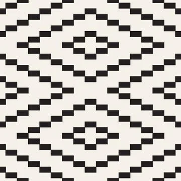 Seamless tracery pattern. Repeated stylized lattice. Symmetric geometric wa.. Stock Illustration