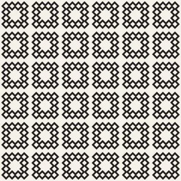 Seamless tracery pattern. Repeated stylized lattice. Symmetric geometric wa.. Stock Illustration
