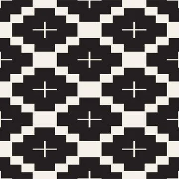Seamless tracery pattern. Repeated stylized lattice. Symmetric geometric wa.. 스톡 일러스트