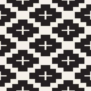 Seamless tracery pattern. Repeated stylized lattice. Symmetric geometric wa.. Illustrazione stock