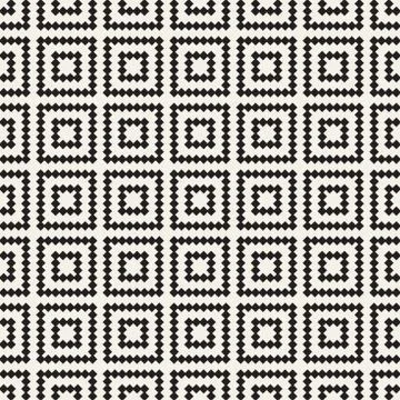 Seamless tracery pattern. Repeated stylized lattice. Symmetric geometric wa.. Illustrazione stock