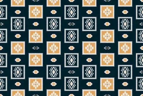 Seamless traditional design background Stock Illustration