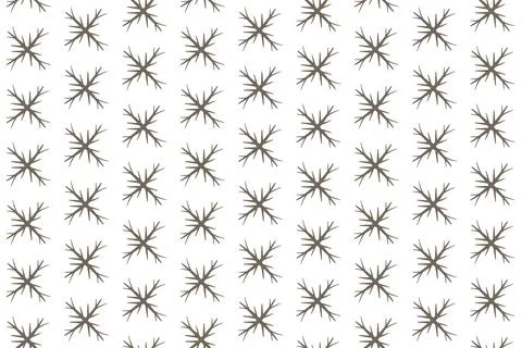 Seamless tree branch repeated pattern design, women's long dress pattern, Illustrazione stock