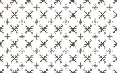 Seamless tree branch repeated pattern design, women's long dress pattern, Stock Illustration