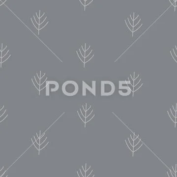 Seamless tree Christmas pattern on a dark background. 스톡 일러스트
