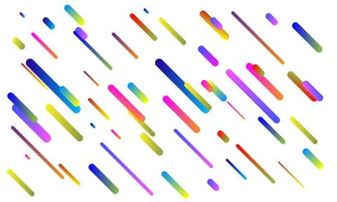 Seamless trendy gradient neon lines pattern template Stock Illustration