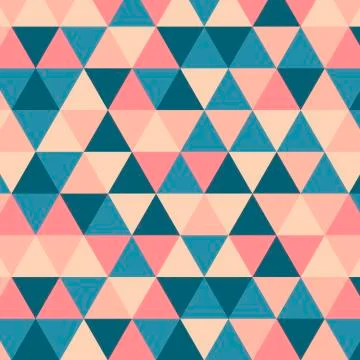 Seamless Triangle Background Pattern Illustration 스톡 일러스트