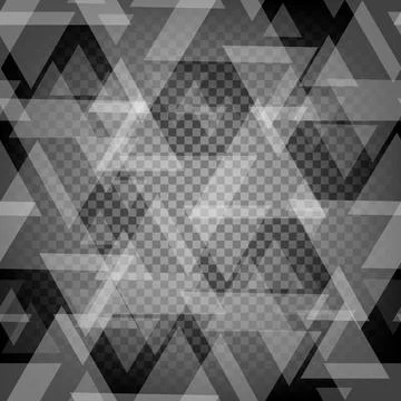 Seamless triangle background texture. Translucent geometric textures.. EPS 10 Stock Illustration