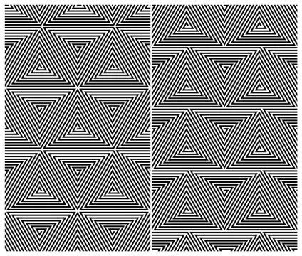 Seamless triangle elements pattern 스톡 일러스트