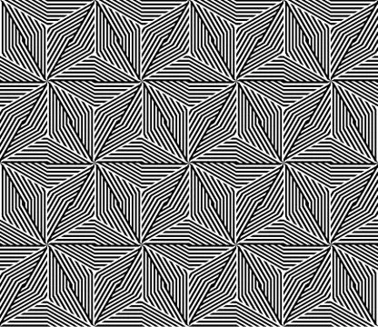 Seamless triangle elements pattern Stock Illustration