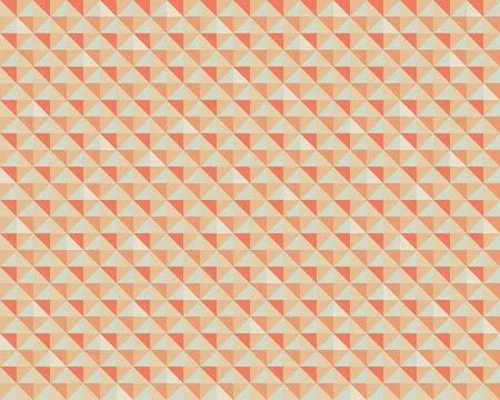 Seamless triangle orange pattern, simple illustration Stock Photos