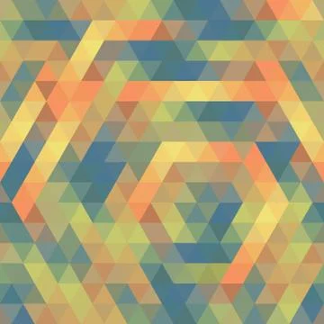 Seamless Triangle Pattern, Background, Texture Stock Illustration