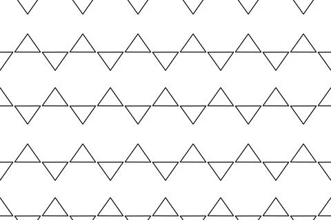 Seamless Triangle Pattern for Coloring Pages Stock Illustration