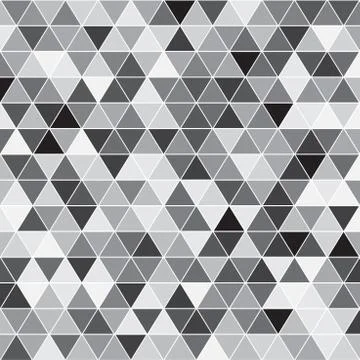 Seamless triangle pattern. Geometric texture. Vector background. Illustrazione stock