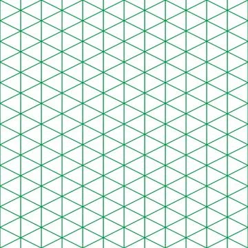 Seamless triangle pattern. Green, white. Geometric texture. Vector art. Stock Illustration