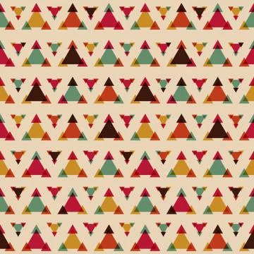 Seamless triangle pattern Illustrazione stock