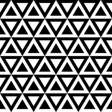 Seamless triangle pattern Stock Illustration