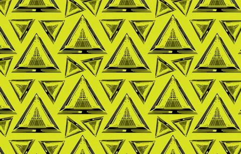 Seamless triangle pattern Stock Illustration