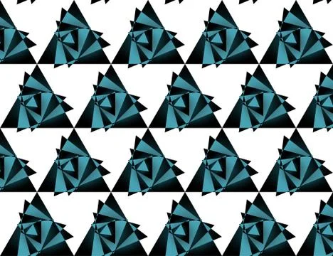 Seamless triangle pattern, tornado Stock-Illustration
